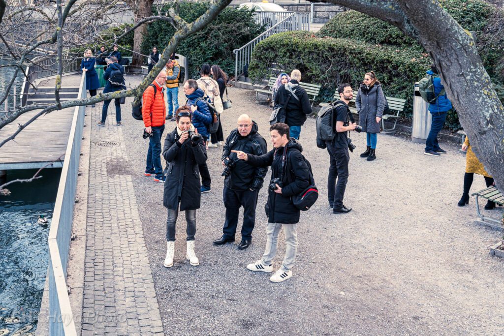 Group of photographers during the Zurich Photo Walk