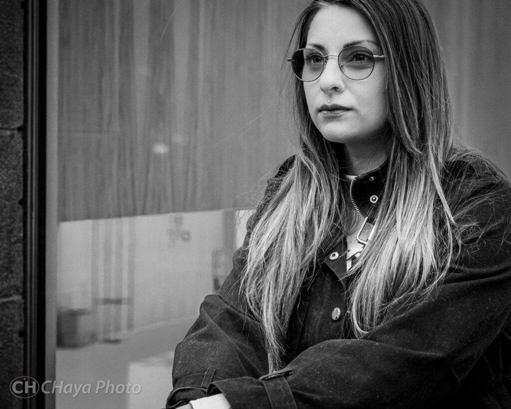 a beautiful model during the Zurich Photo Walk