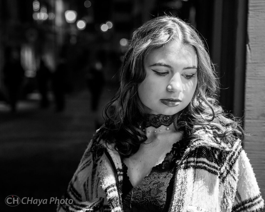 a beautiful model during the Zurich Photo Walk