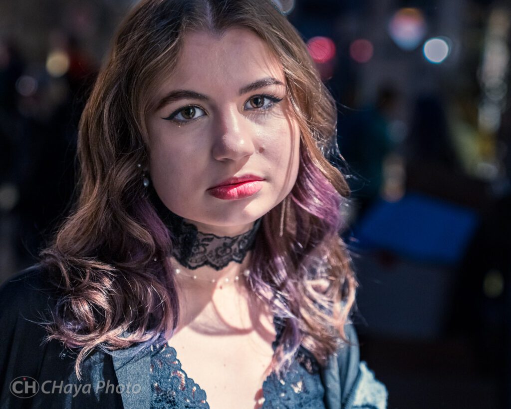 a beautiful model during the Zurich Photo Walk