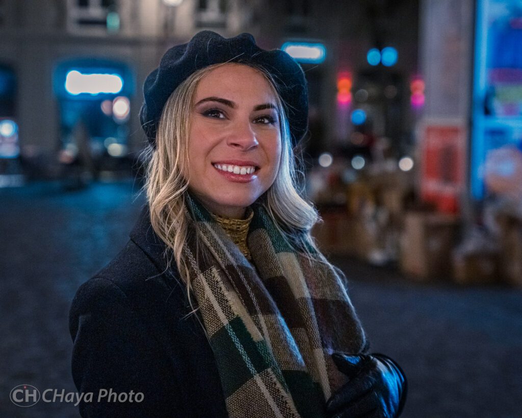 a beautiful model during the Zurich Photo Walk